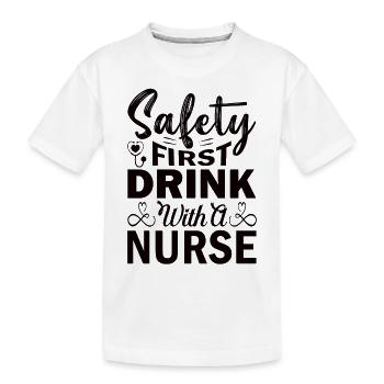 Arzthelferin Krankenpflegerin Arztpraxis Nadel - Kinder Premium Bio T-Shirt - Weiß - Vorne