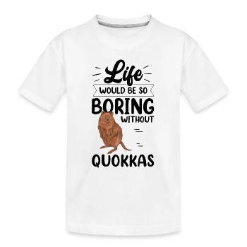 Quokka forant sans quokka marsupial - T-shirt bio Premium Enfant - blanc - Devant