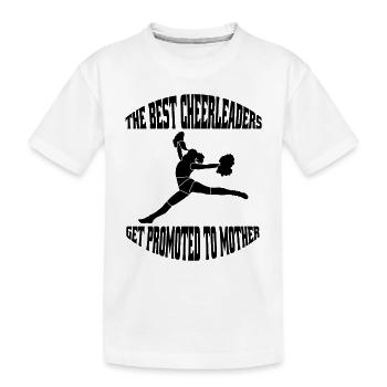 Cheerleader Cheerleading Cheerleader Gift - Kids' Premium Organic T-Shirt - white - Front