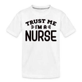 Arzthelferin Krankenpflegerin Arztpraxis Nadel - Kinder Premium Bio T-Shirt - Weiß - Vorne