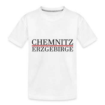 Chemnitz Erzgebirge - Kinder Premium Bio T-Shirt - Weiß - Vorne