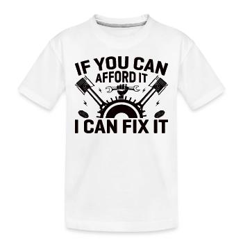 Mechanic Technician Craftsman Garage Car Hobbyist - Kids' Premium Organic T-Shirt - white - Front