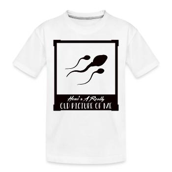Old Photo - Spermium - Kids' Premium Organic T-Shirt - white - Front