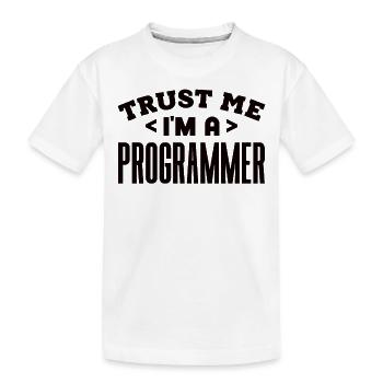 Software Developer Programmer Gift - Kids' Premium Organic T-Shirt - white - Front