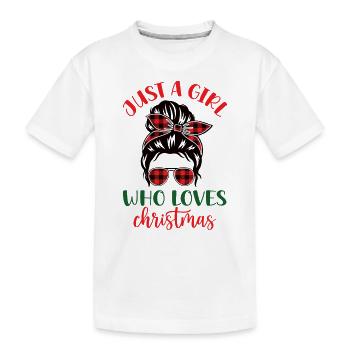 Christmas Mrs. Santa Claus Advent - Kids' Premium Organic T-Shirt - white - Front