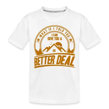 Real Estate Real Estate Agent Agent Gift - Kids' Premium Organic T-Shirt - white - Front