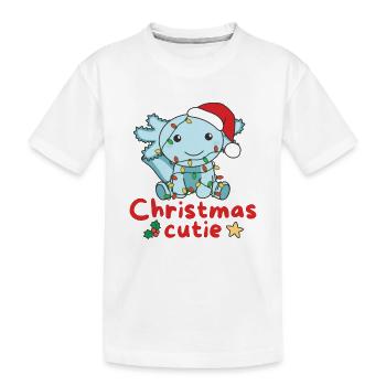 Axolotl Weihnachten Axolotls Christmas Cutie - T-shirt bio Premium Enfant - blanc - Devant