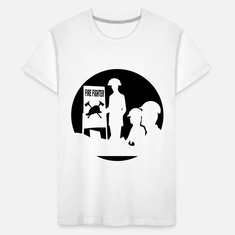 Fireman Kids' Premium Organic T-Shirt