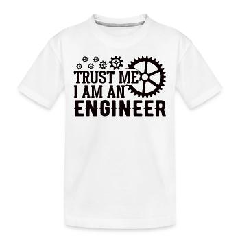 Maschinenbauingenieur Maschinenbau Ingenieur Beruf - Kinder Premium Bio T-Shirt - Weiß - Vorne
