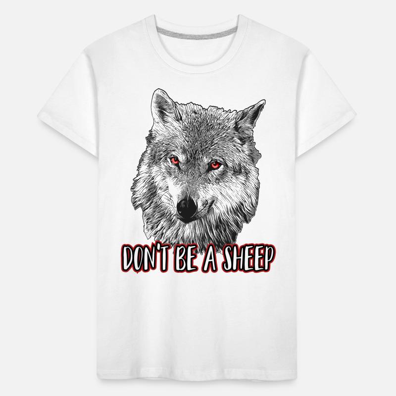 Sei kein Schaf Kinder Premium Bio T-Shirt