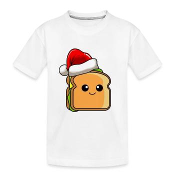 Sandwich Weihnachten Comic Xmas - Kinder Premium Bio T-Shirt - Weiß - Vorne