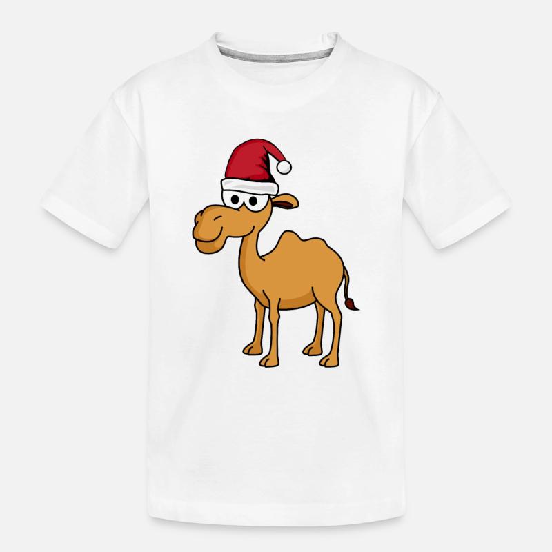 Camel Comic Christmas - T-shirt bio Premium Enfant - blanc