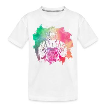 Christlicher Handwerker - Kinder Premium Bio T-Shirt - Weiß - Vorne