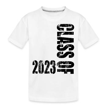 Class of 2023 - Kids' Premium Organic T-Shirt - white - Front
