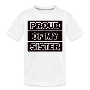 Pride Frère Soeur Jumeaux Frères et sœurs - T-shirt bio Premium Enfant - blanc - Devant