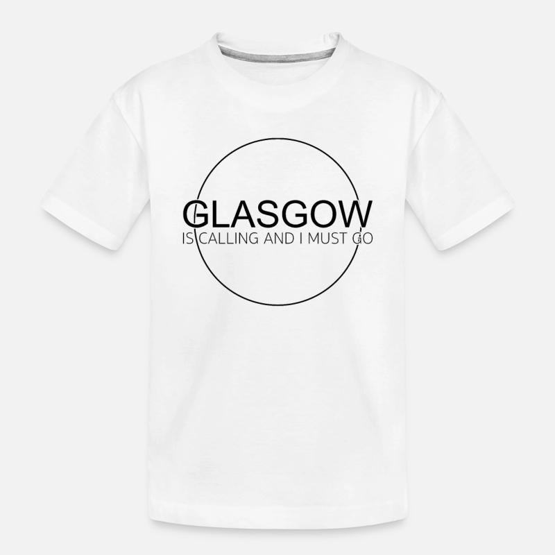 Glasgow - Kinder Premium Bio T-Shirt - Weiß