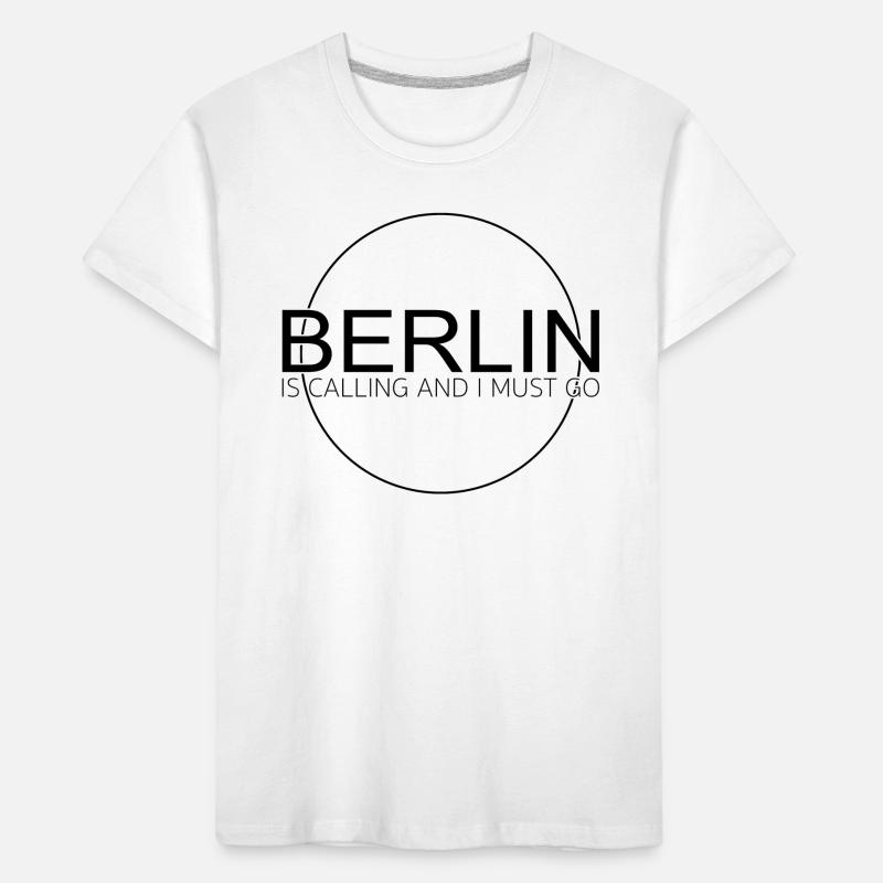 Berlin Spruch Kinder Premium Bio T-Shirt