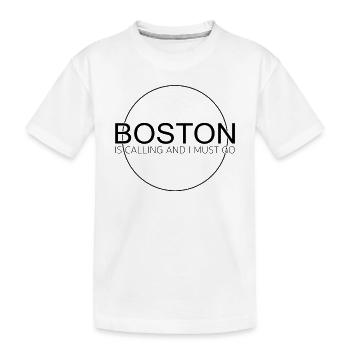Dicton de Boston - T-shirt bio Premium Enfant - blanc - Devant