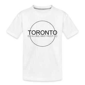 Citation de Toronto - T-shirt bio Premium Enfant - blanc - Devant