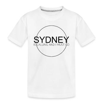 Citation de Sydney - T-shirt bio Premium Enfant - blanc - Devant