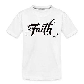 Christianisme Jésus Religion Foi Croix Prière - T-shirt bio Premium Enfant - blanc - Devant