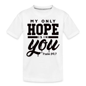 Christianisme Jésus Religion Foi Croix Prière - T-shirt bio Premium Enfant - blanc - Devant