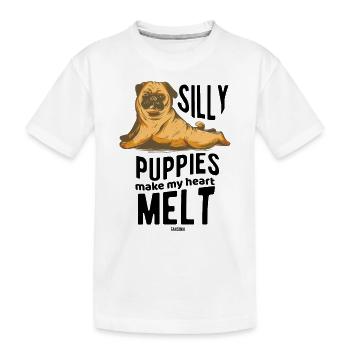 Conception de chien - T-shirt bio Premium Enfant - blanc - Devant