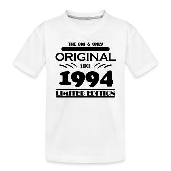 1994 - Baujahr 1994 - Jahrgang 1994 - Kinder Premium Bio T-Shirt - Weiß - Vorne