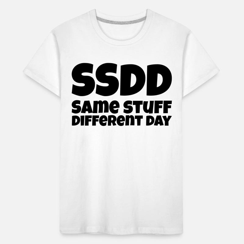 Same Stuff different day Kids' Premium Organic T-Shirt