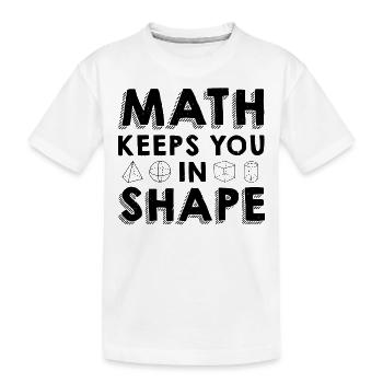 Mathelehrer Mathematische Formel Geometrie Lehrer - Kinder Premium Bio T-Shirt - Weiß - Vorne