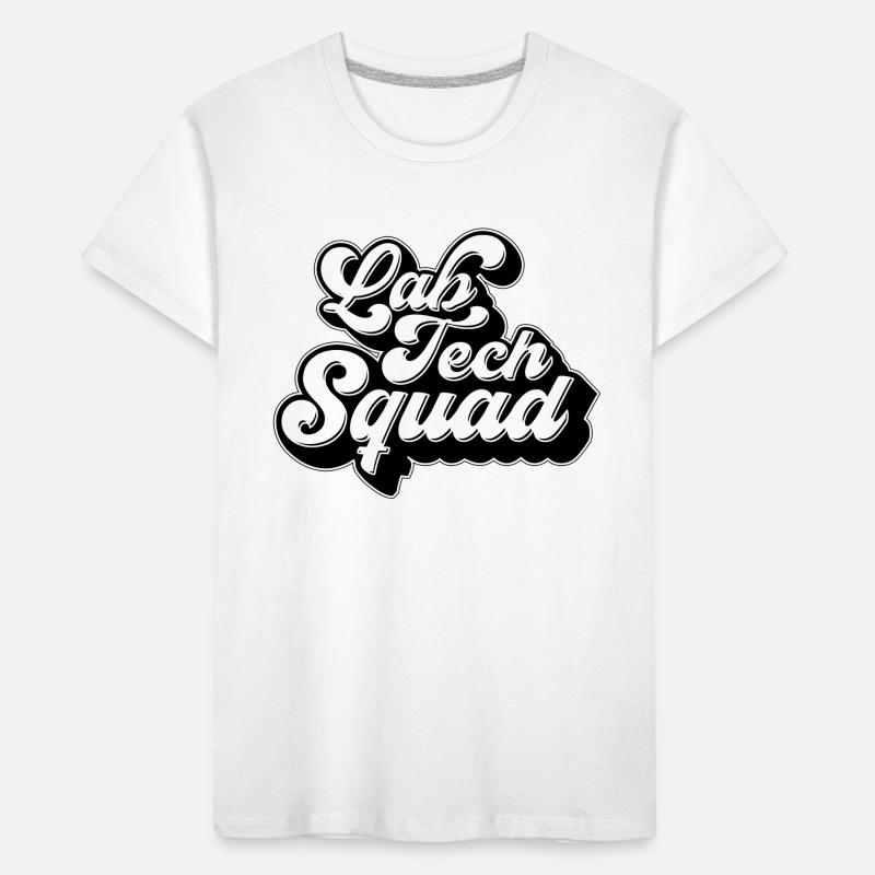 Lab Tech Squad Lab Scientist Laboratory Technician Kinder Premium Bio T-Shirt
