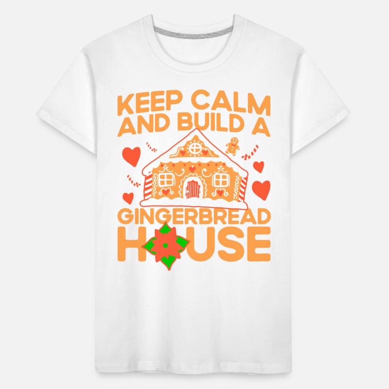 Lebkuchen backen Plätzchen backen Plätzchenbacken Kinder Premium Bio T-Shirt