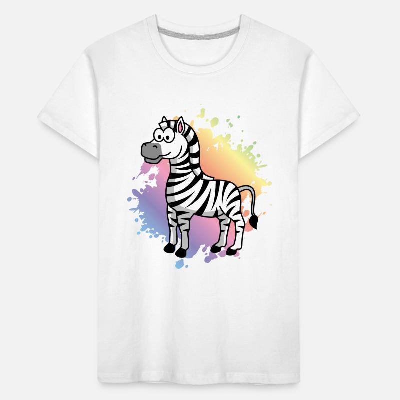 Zebra Comic Tier Kinder Premium Bio T-Shirt