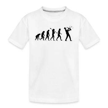 Saxophone Saxophoniste Saxophoniste - T-shirt bio Premium Enfant - blanc - Devant
