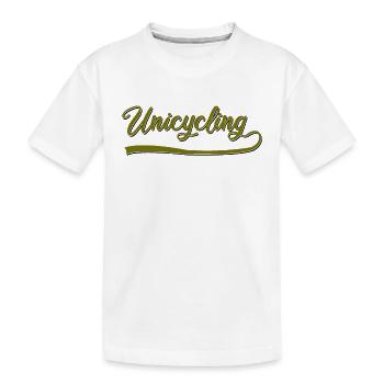 Monocycle - T-shirt bio Premium Enfant - blanc - Devant