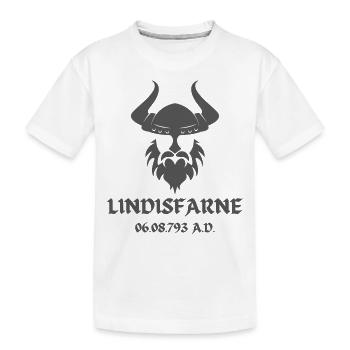 Lindisfarne - Kinder Premium Bio T-Shirt - Weiß - Vorne