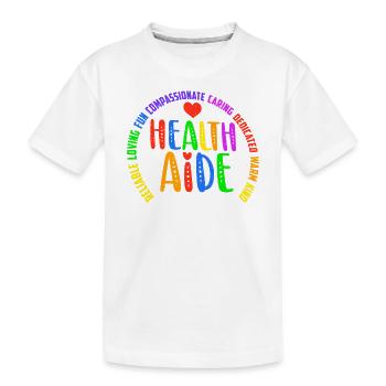 Admin Squad Directeur adjoint de l’école Santé Fun - T-shirt bio Premium Enfant - blanc - Devant