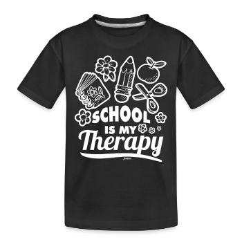 Enseignants des écoles Élèves - T-shirt bio Premium Enfant - noir - Devant