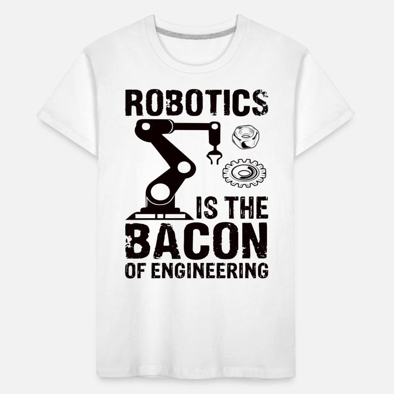 Roboter Programmierer Automatisierungstechniker Kinder Premium Bio T-Shirt
