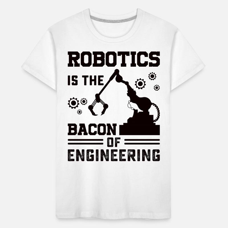 Roboter Programmierer Automatisierungstechniker Kinder Premium Bio T-Shirt