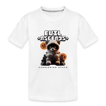 CONQUÉRIR L’ESPACE pour l’Enfer - T-shirt bio Premium Enfant - blanc - Devant