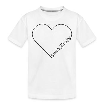 Speech Therapist Therapy Assistant - Kinder Premium Bio T-Shirt - Weiß - Vorne