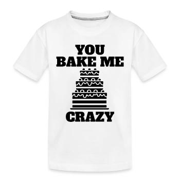 Baker Pastry Baking Pastry Bakery - Kids' Premium Organic T-Shirt - white - Front