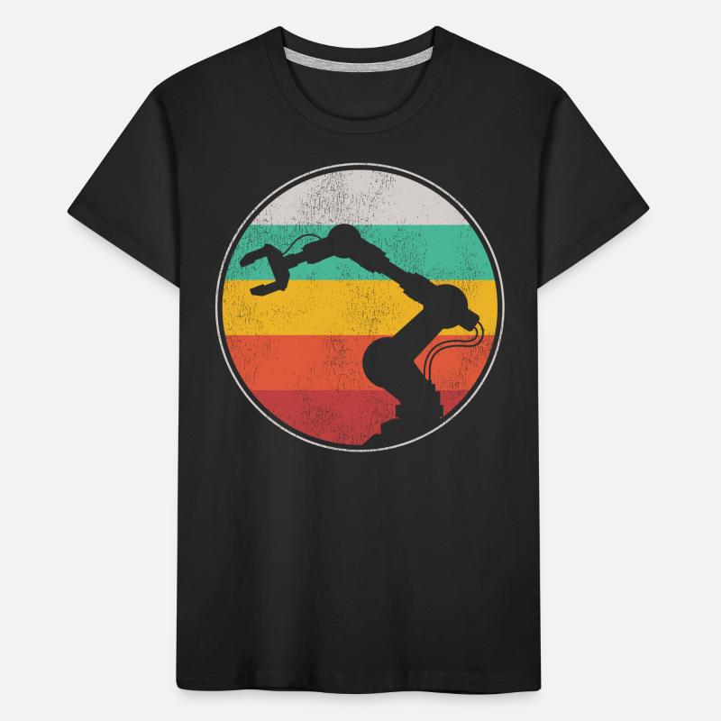 Robot Robotics Engineer Robotics Kinder Premium Bio T-Shirt
