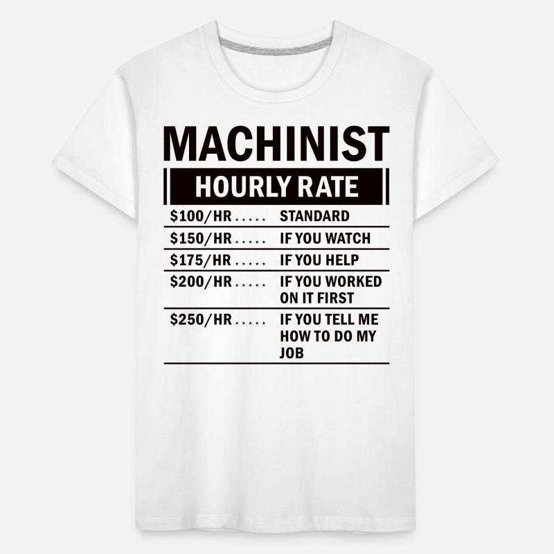 Machine operator plant operator gift Kids' Premium Organic T-Shirt