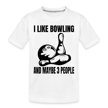 Bowling Bowling Bowling Club Bowling Club - T-shirt bio Premium Enfant - blanc - Devant