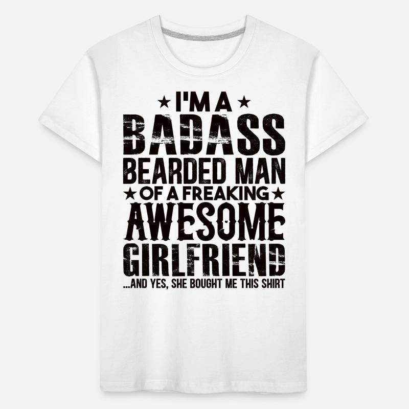 Bart Partner Relationship Girlfriend Gift T-shirt bio Premium Enfant