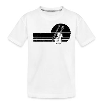 Violin Violinist Violinist - Kids' Premium Organic T-Shirt - white - Front