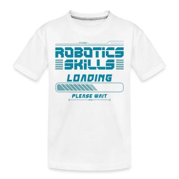 Robot Robotique Ingénieur Robotique Robotique - T-shirt bio Premium Enfant - blanc - Devant