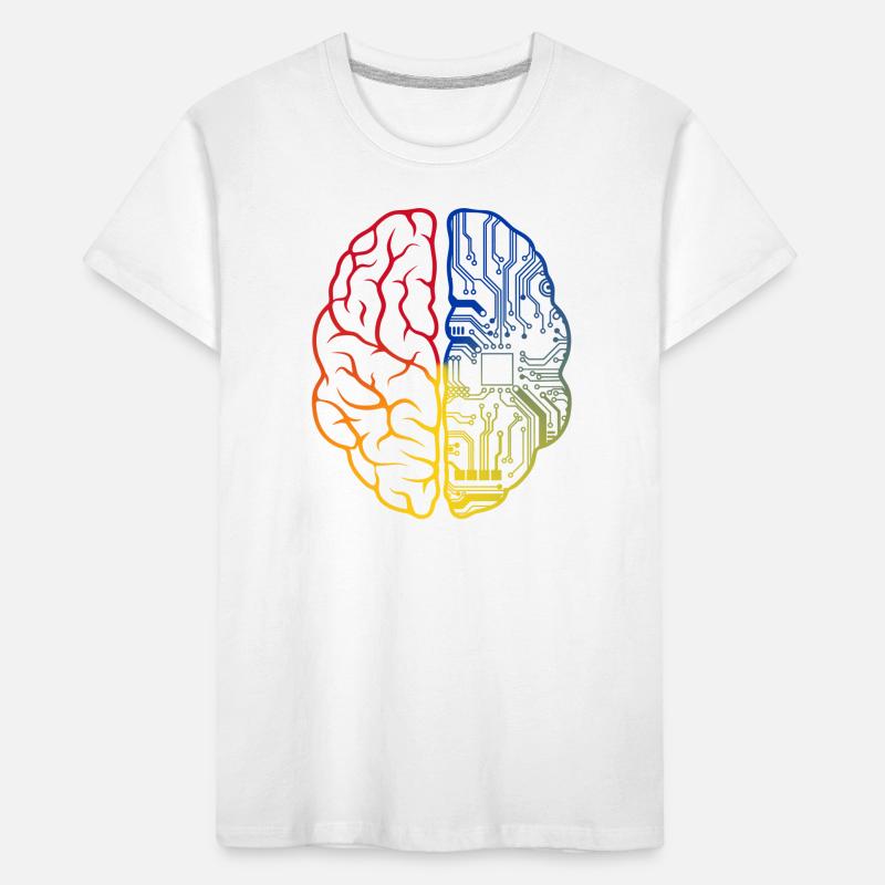 Programmierer HTML - Entwickler Programmieren Brain Fun Kinder Premium Bio T-Shirt